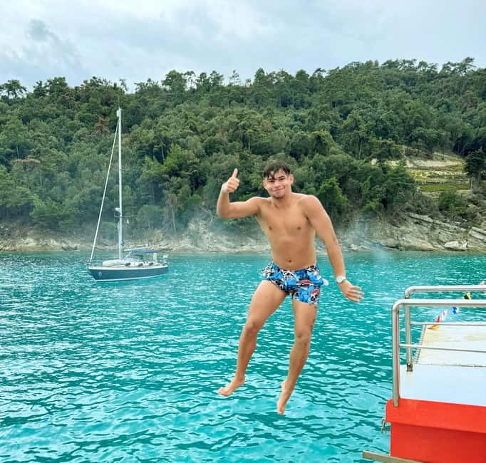 Thassos: Full-Day Cruise with BBQ, Wine, and Swim Stops - Pickup from Pachis to Potos