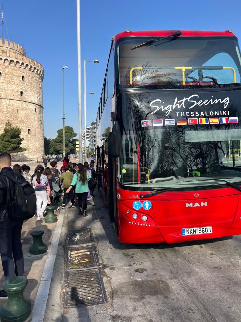 Thessaloniki Hop-on Hop-off Sightseeing Bus Tour - Audio, seating, and comfort