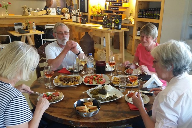 Wine & Olive Oil Tour with Lunch - Semi Private Safari Tour - Vouves and the Ancient Olive Tree