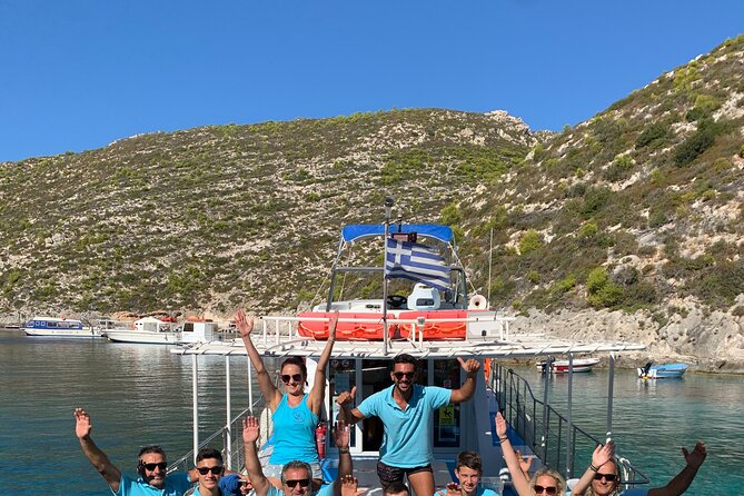Zakynthos boat tour:Shipwreck& Local blue caves with 3 Swim Stops - What the $36.30 price buys you