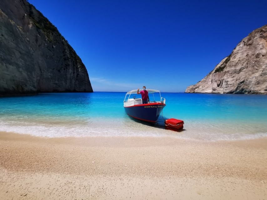 Zakynthos: early morning Shipwreck,Blue Caves and view point - Blue Caves, Sfogio Beach, and Poseidon’s Face