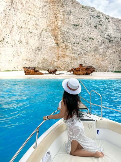 Zakynthos: Semi Private Shipwreck & Blue Caves Max 10 guests - What you are really paying for