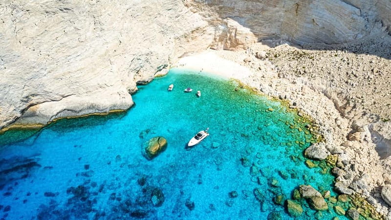 Zakynthos: Semi Private Shipwreck & Blue Caves Max 10 guests - Maravelia, Sfogio, and White Beach add variety