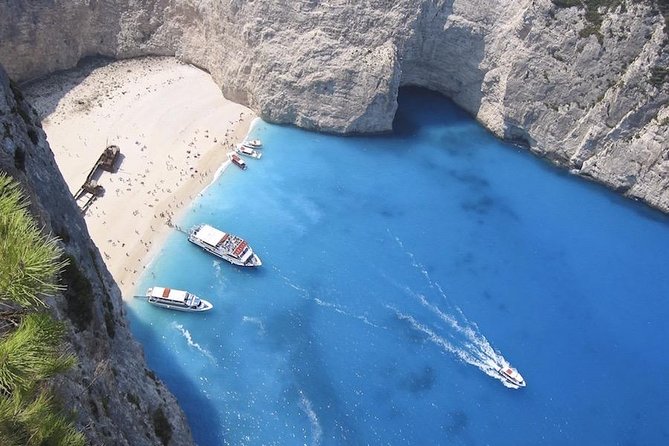 Zante Cruise to Blue Caves & Shipwreck Beach Photo stop - Lunch in Alykanas or Agios Nikolaos
